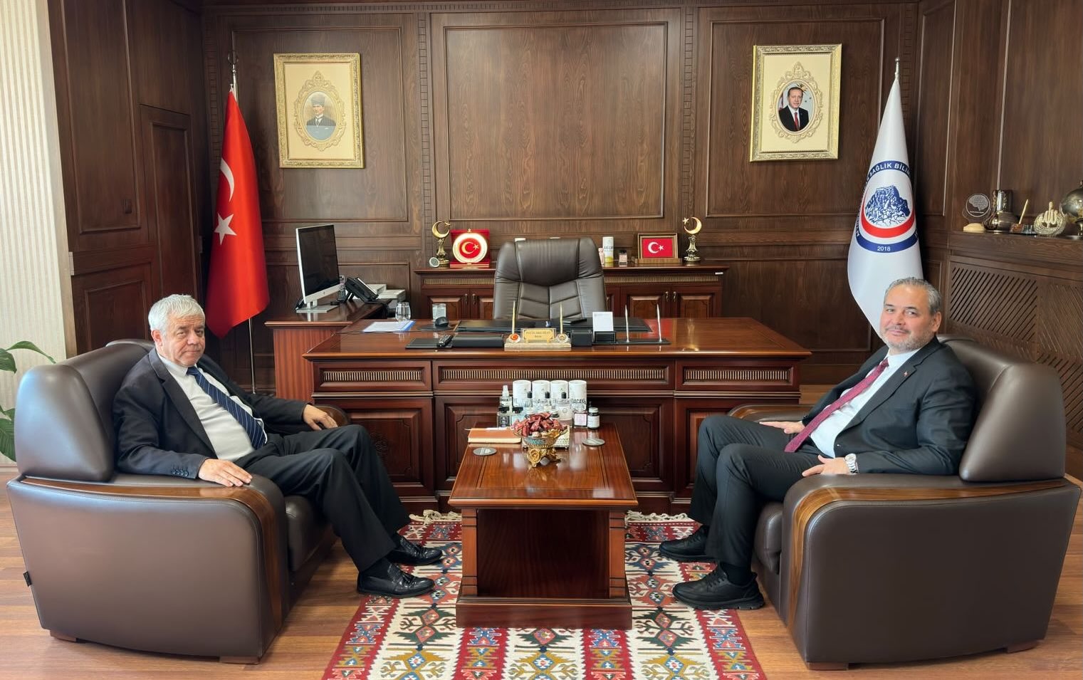 Rektör Aslan, Basın Temsilcisini Ağırladı
