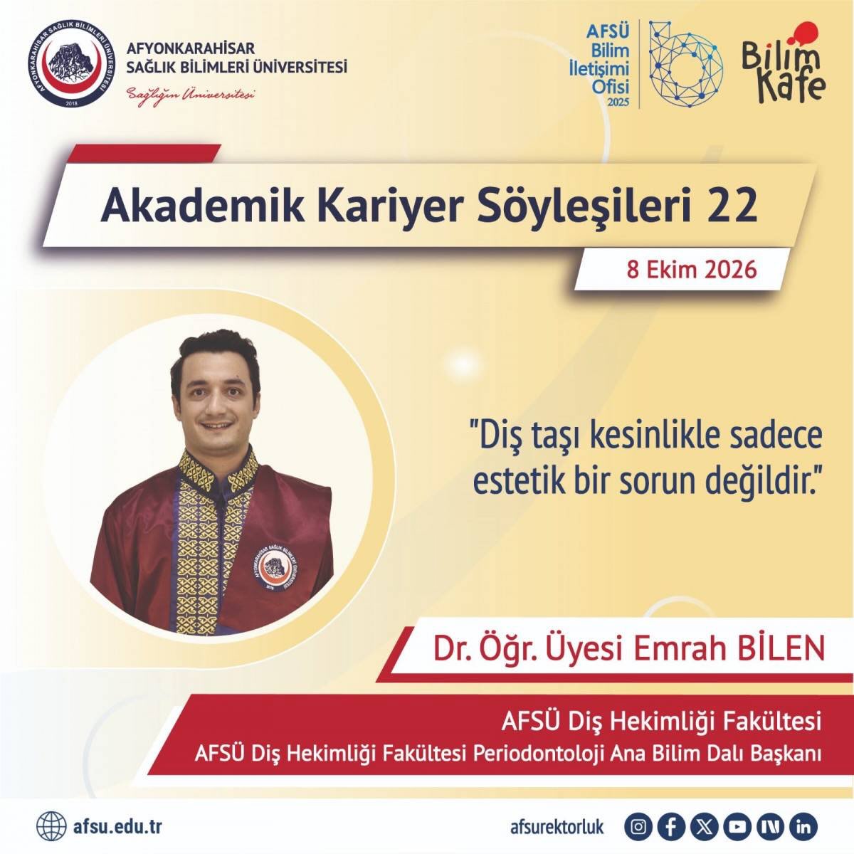 Diş Taşı Sorunlarına Dikkat Çekildi