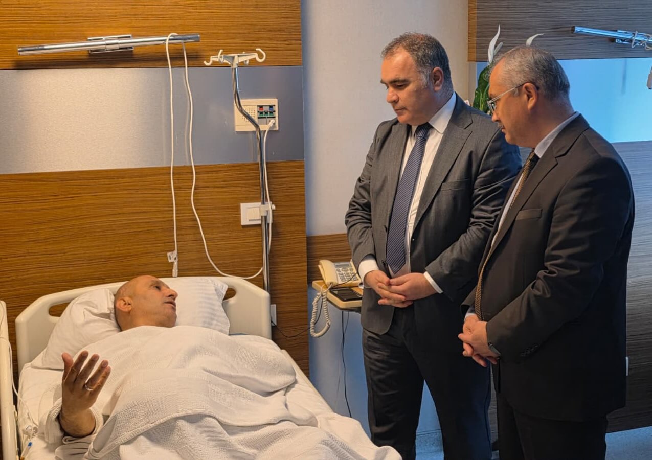 Vali Yardımcısı Gaziye Geçmiş Olsun Ziyareti