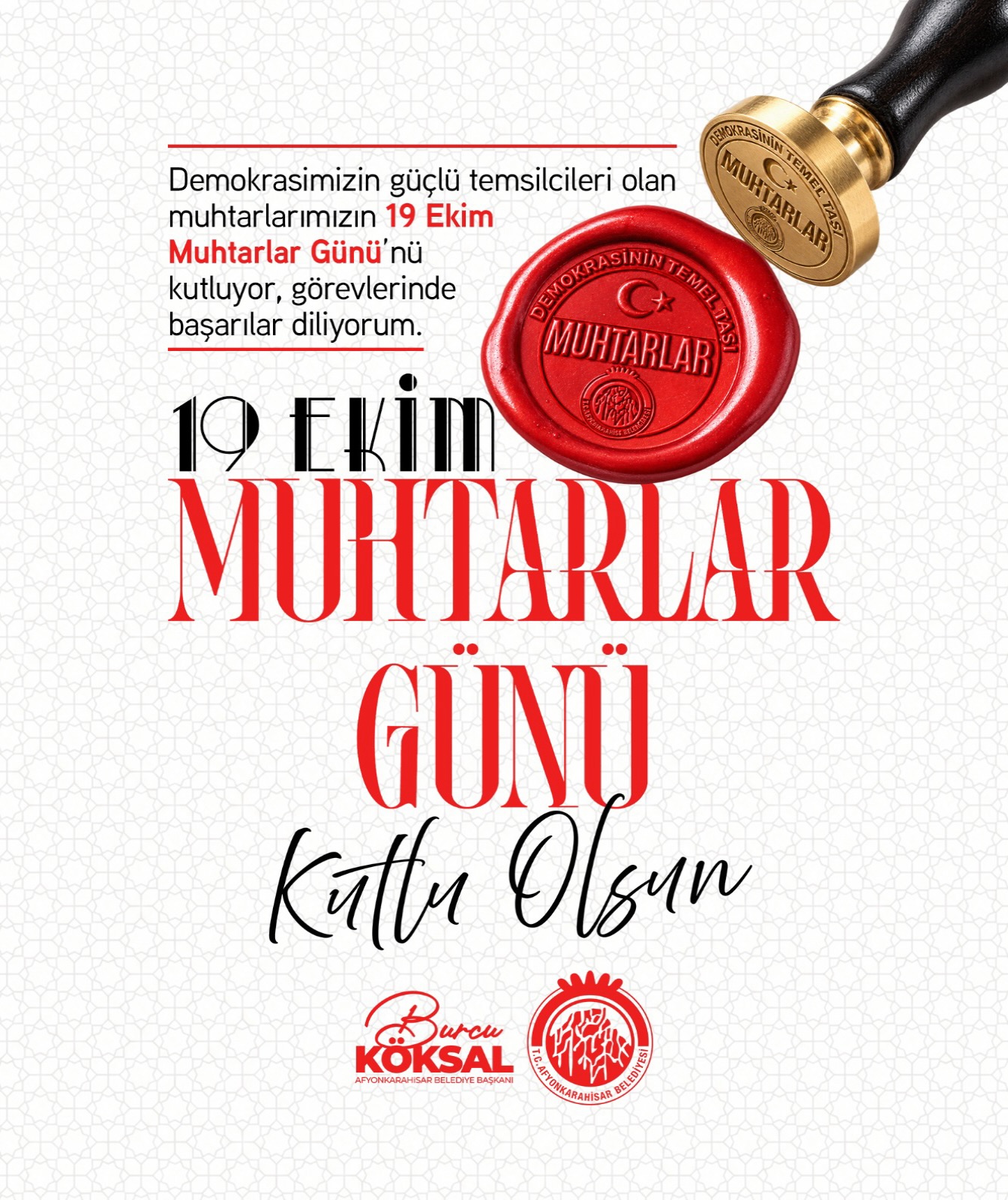 Muhtarlar Günü, Afyonkarahisar'da kutlandı