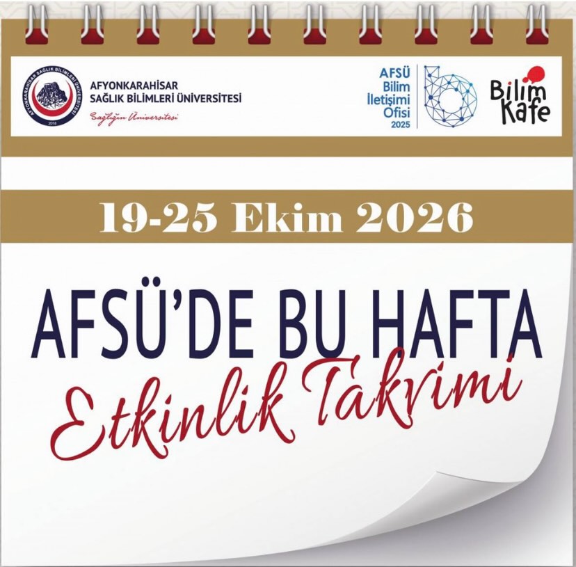 AFSÜ'de Bu Hafta Etkinlikler