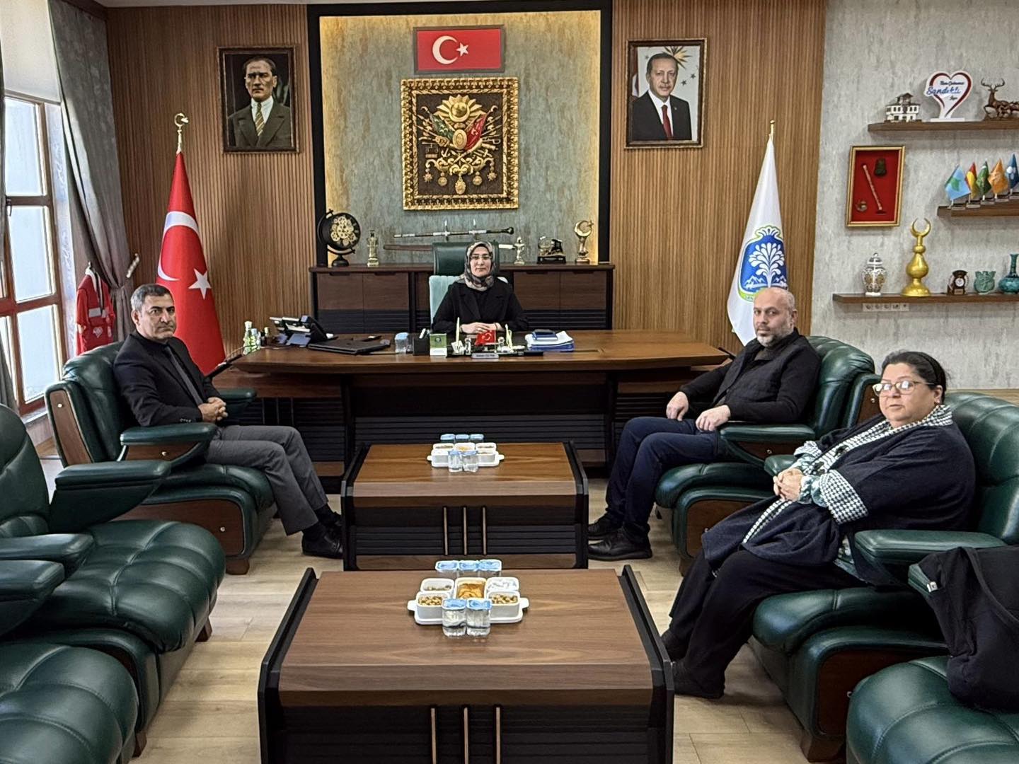 AK Parti İlçe Başkanı'ndan Ziyaret