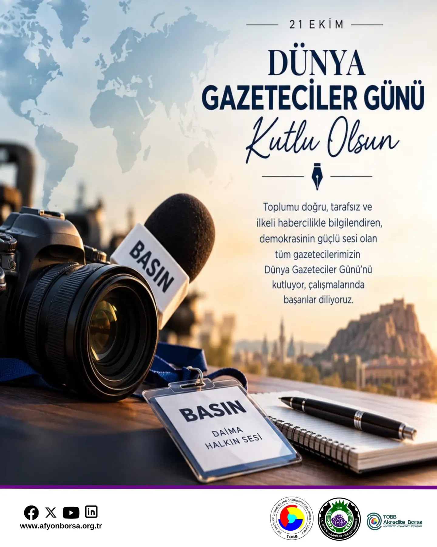 Dünya Gazeteciler Günü Kutlandı