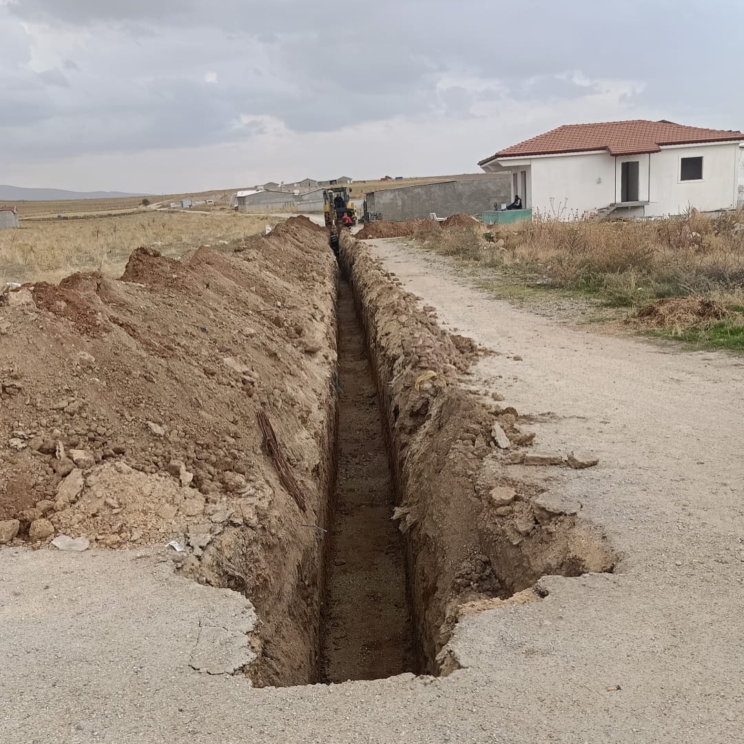 Kale Mahallesi'nde altyapı çalışmaları sürüyor