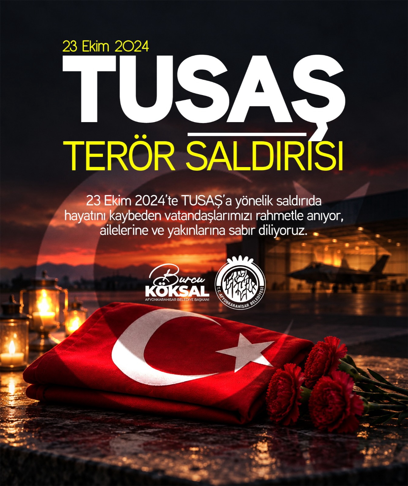 TUSAŞ'taki terör saldırısında hayatını kaybedenler anıldı