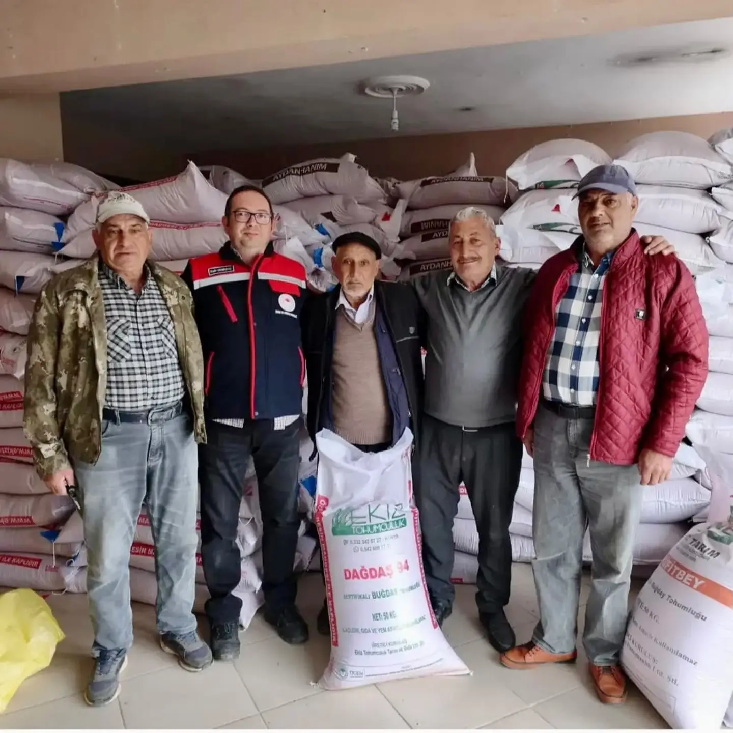 Bayat'ta %50 Hibe Destekli Buğday Tohumu Dağıtımı Yapıldı