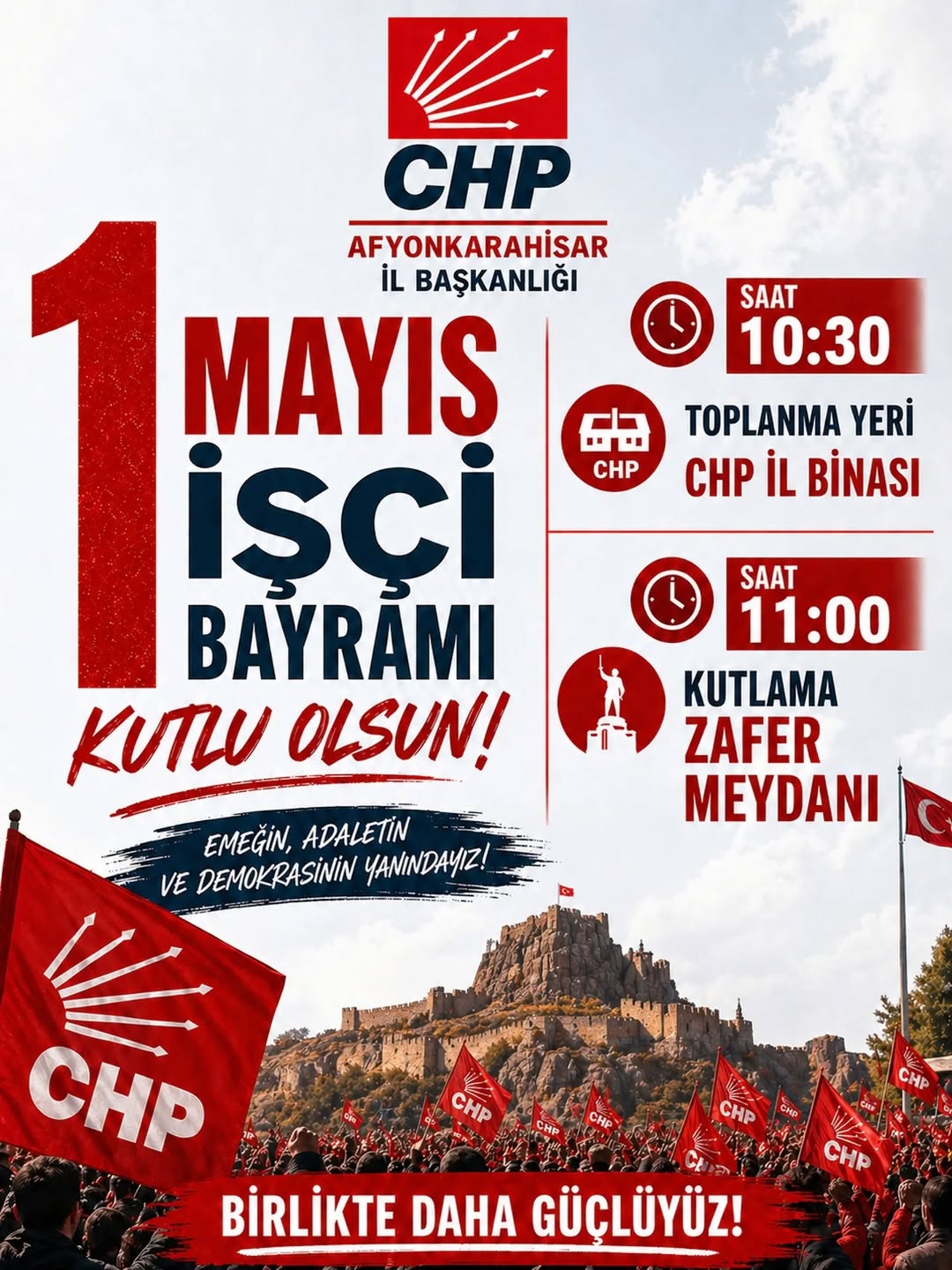 1 Mayıs Etkinliği: Emeğin, Adaletin ve Dayanışmanın Sesine Kulak Veriyoruz