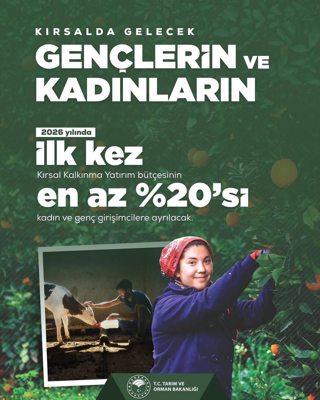 2026 Yılı Kırsal Kalkınma Yatırım Bütçesi'nde Yeni Dönem: %20 Kadın ve Genç Girişimcilere
