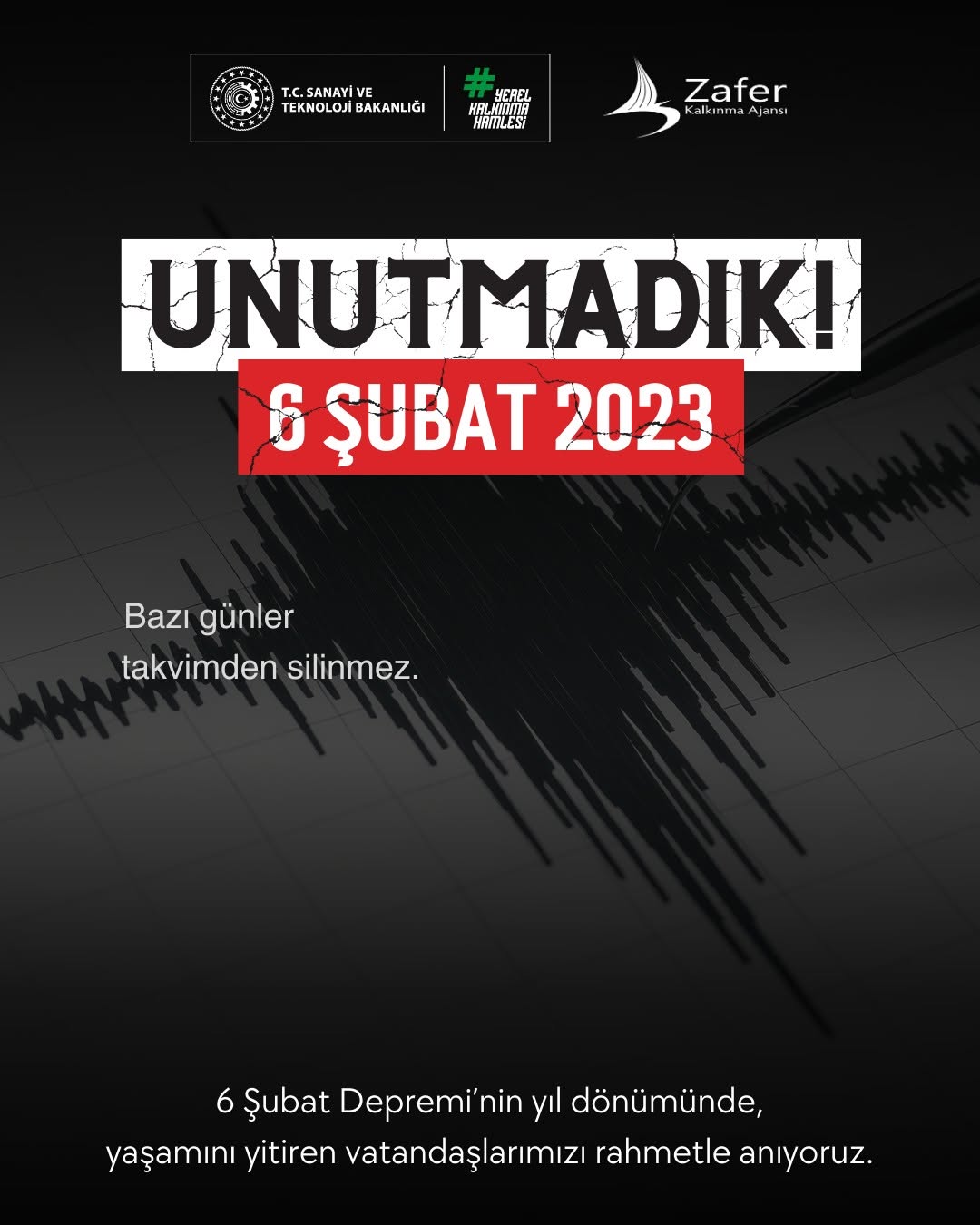 6 Şubat Depremi Yıl Dönümünde Vatandaşlarımızı Rahmetle Anıyoruz