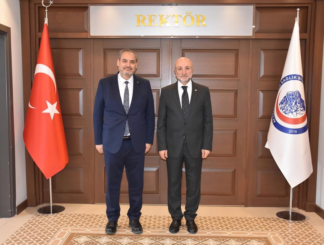Afsü Rektörü Prof. Dr. Adem Aslan, AK Parti Afyonkarahisar İl Başkanı Turgay Şahin’i Kabul Etti