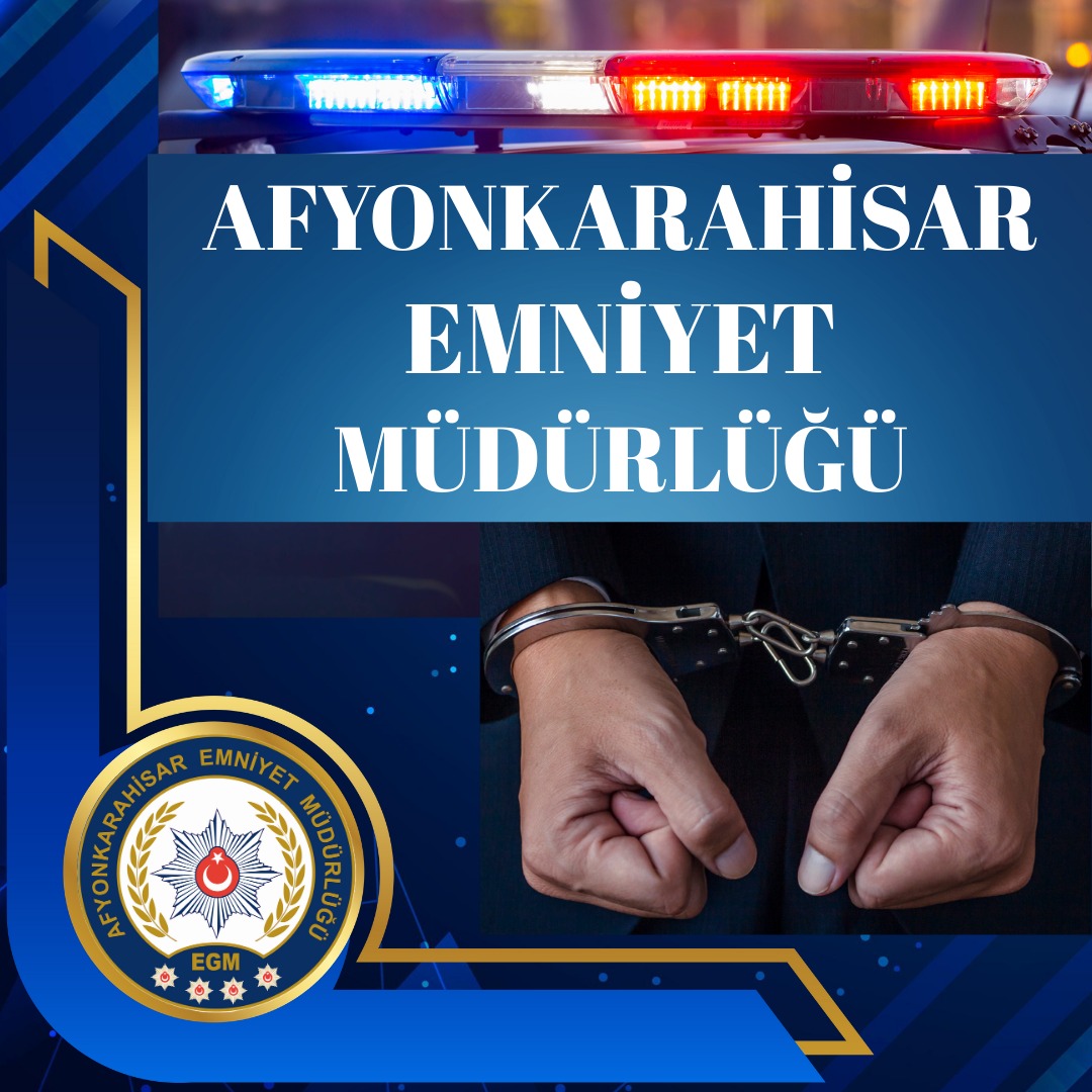 Afyon Emniyetinden Kaçamadı