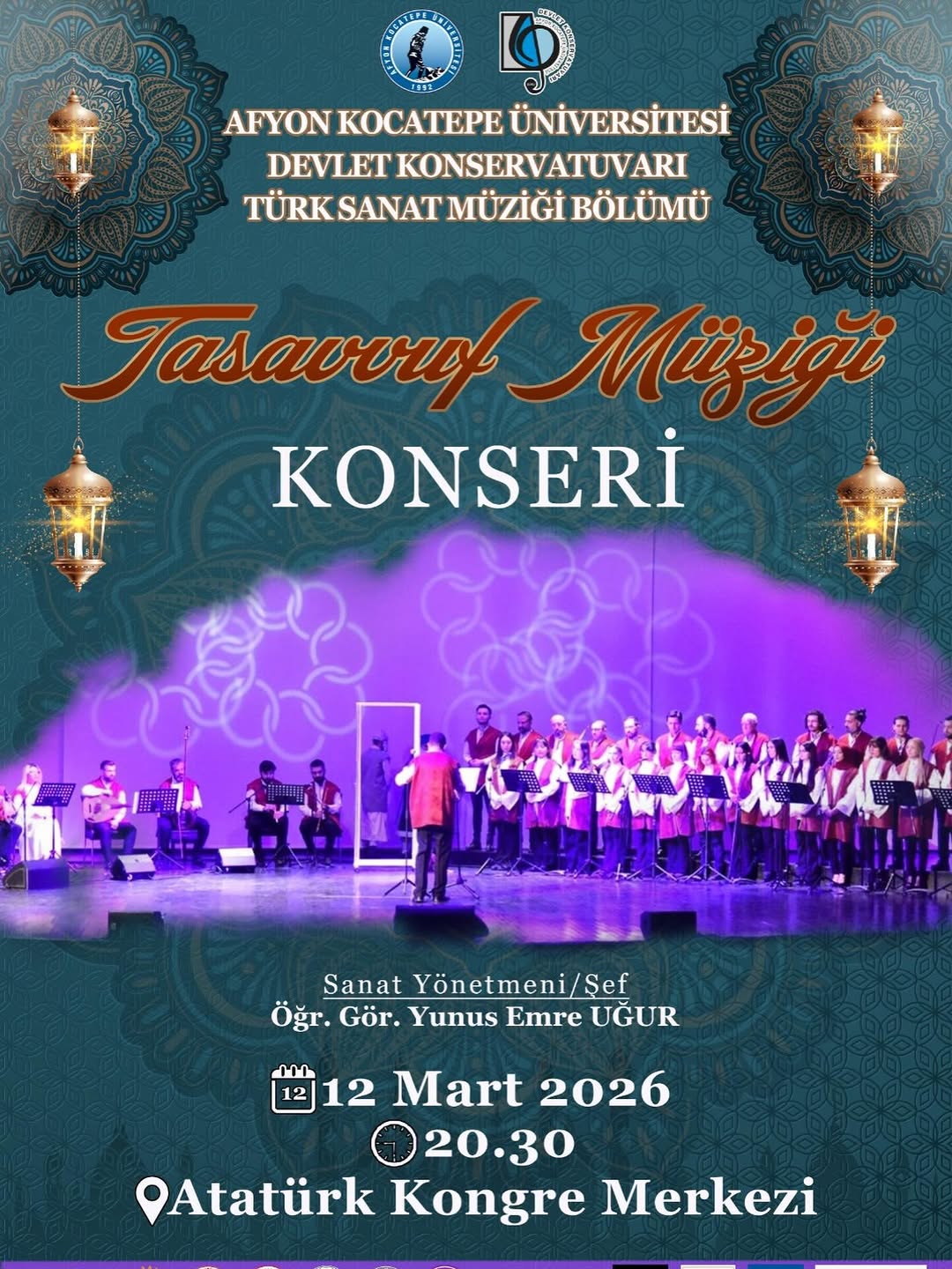Afyon Kocatepe Üniversitesi'nde Bugün: Tasavvuf Müziği Konseri