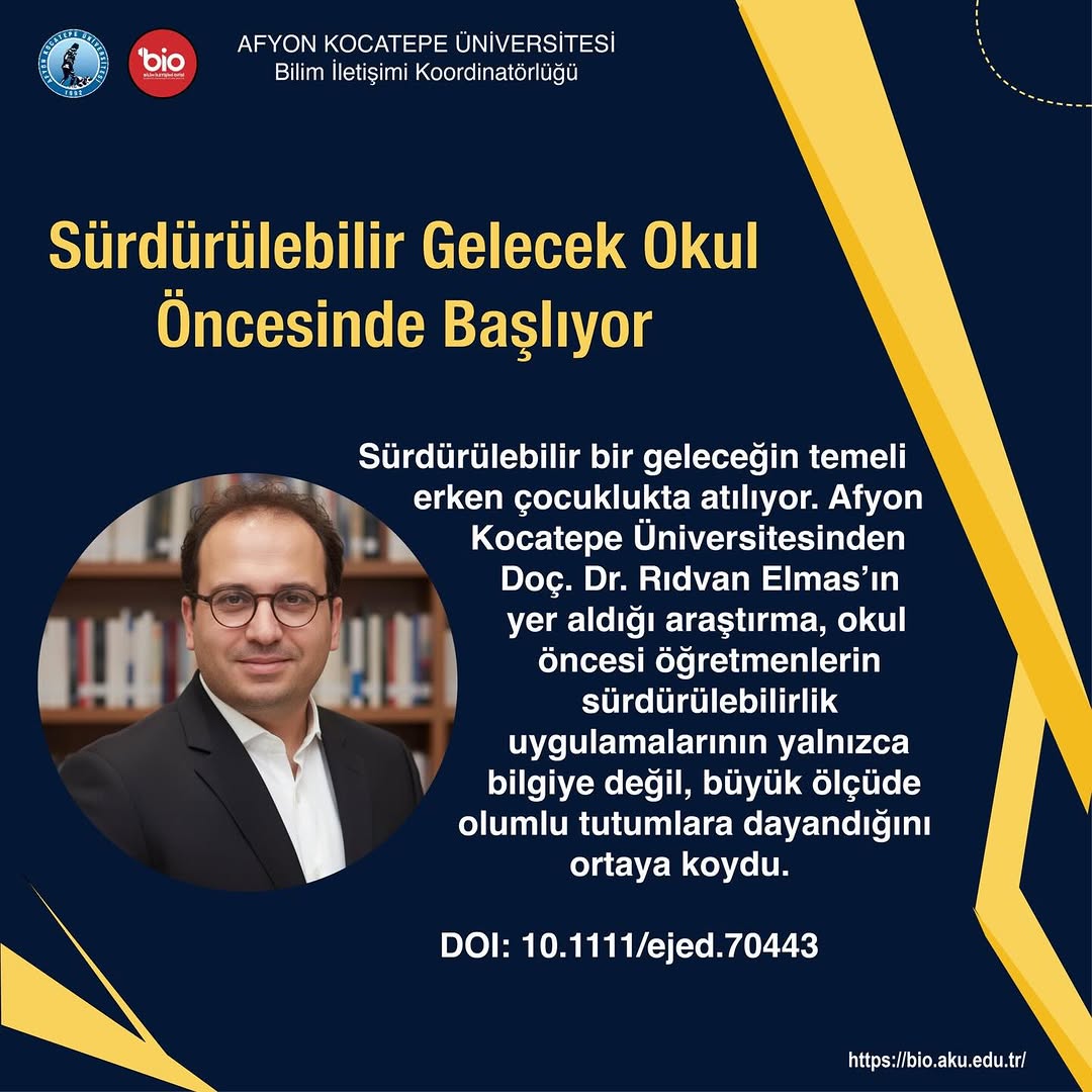 Afyon Kocatepe Üniversitesi'nden Sürdürülebilir Gelecek Araştırması