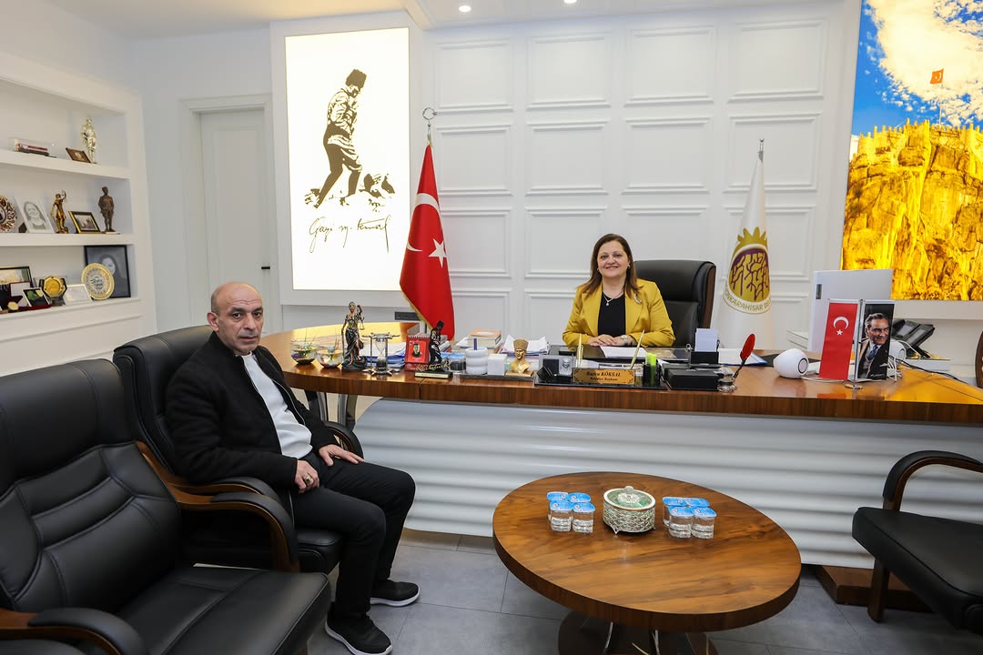 Afyonkarahisar Belediye Başkanı Burcu Köksal, Kasaplar, Sucukçular ve Lokantacılar Odası Başkanı İbrahim Yörük ile Görüş Alışverişinde Bulundu