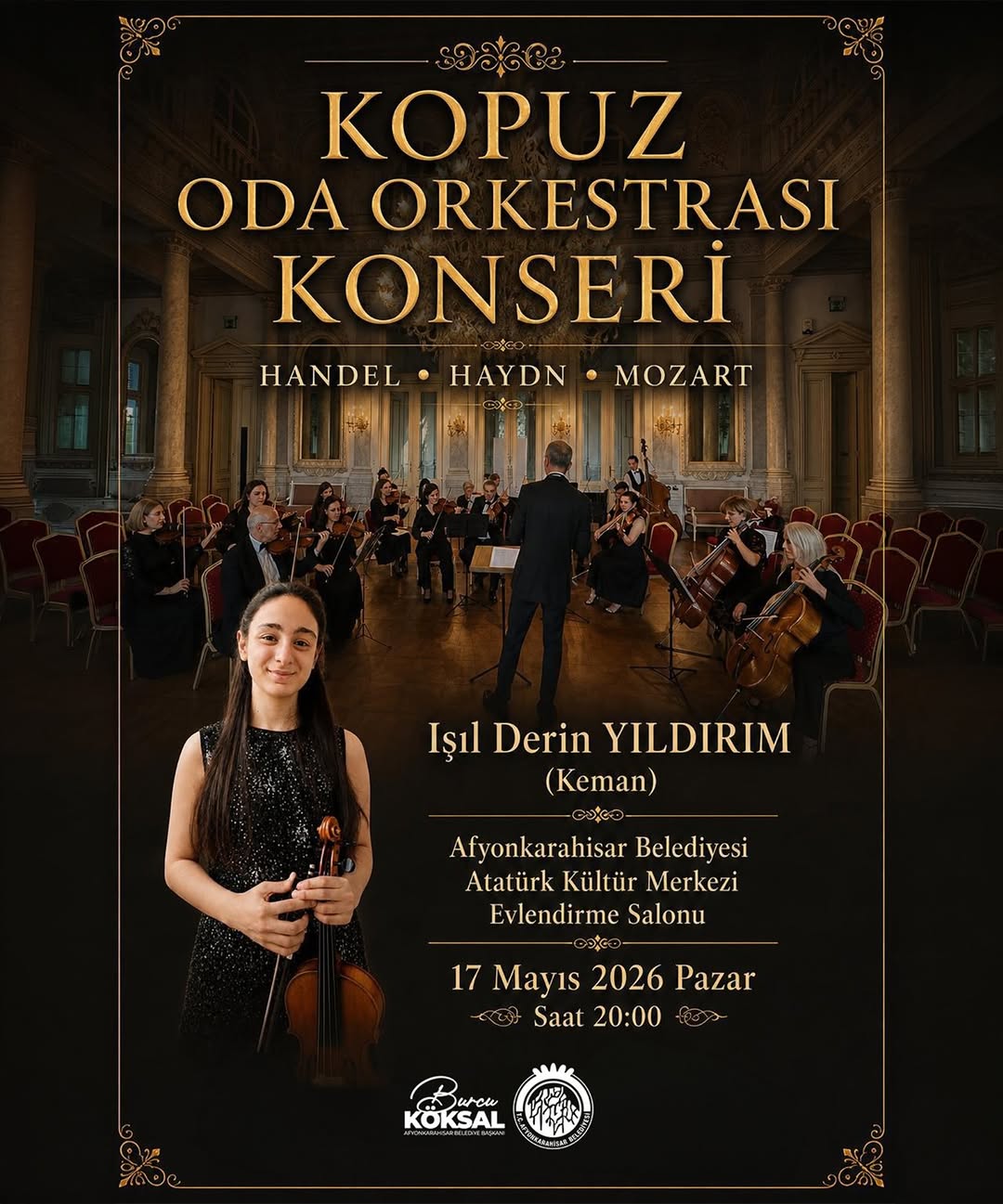 Afyonkarahisar Belediyesi Klasik Müzik Konseri Düzenliyor