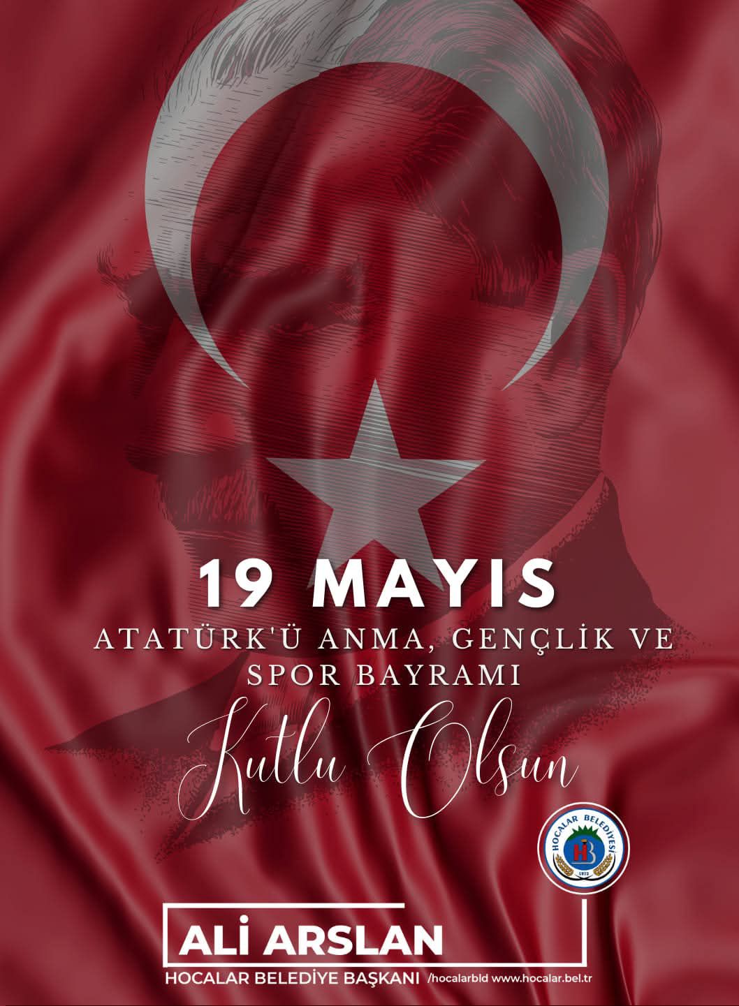 Afyonkarahisar Hocalar İlçe Belediyesi'nden 19 Mayıs Kutlama Mesajı