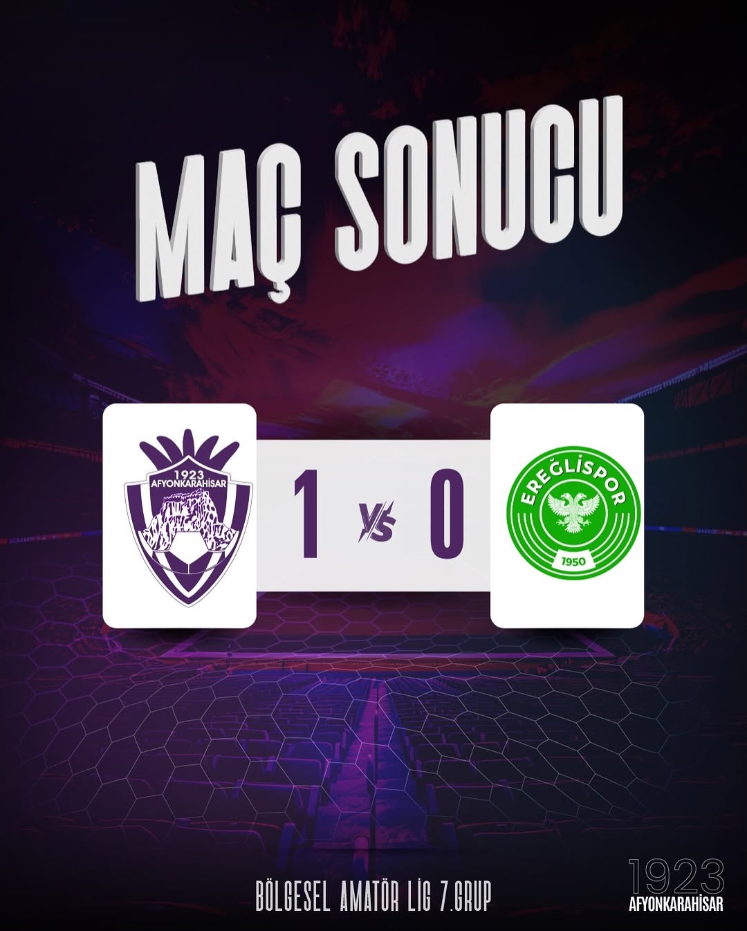 Afyonkarahisar Spor Kulübü'nden Maç Sonucu Açıklaması