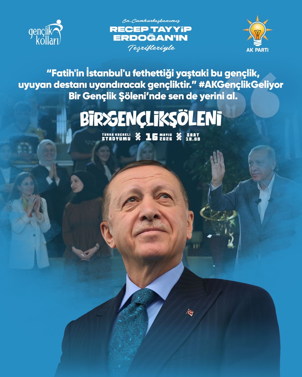 Ak Gençlik, güçlü Türkiye hedefini vurguladı