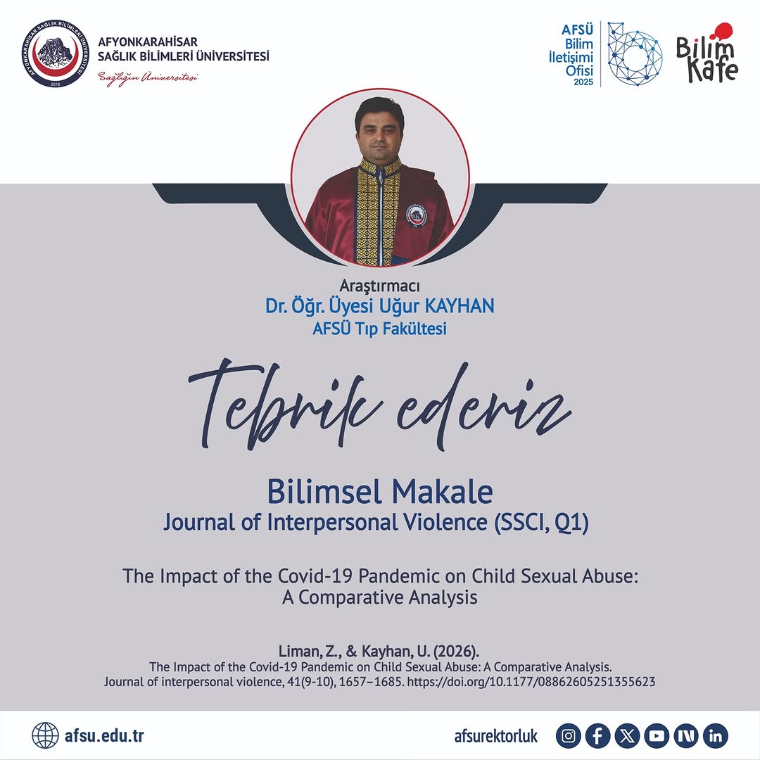Akademik Başarı: Bilimsel Makale (Journal of Interpersonal Violence)