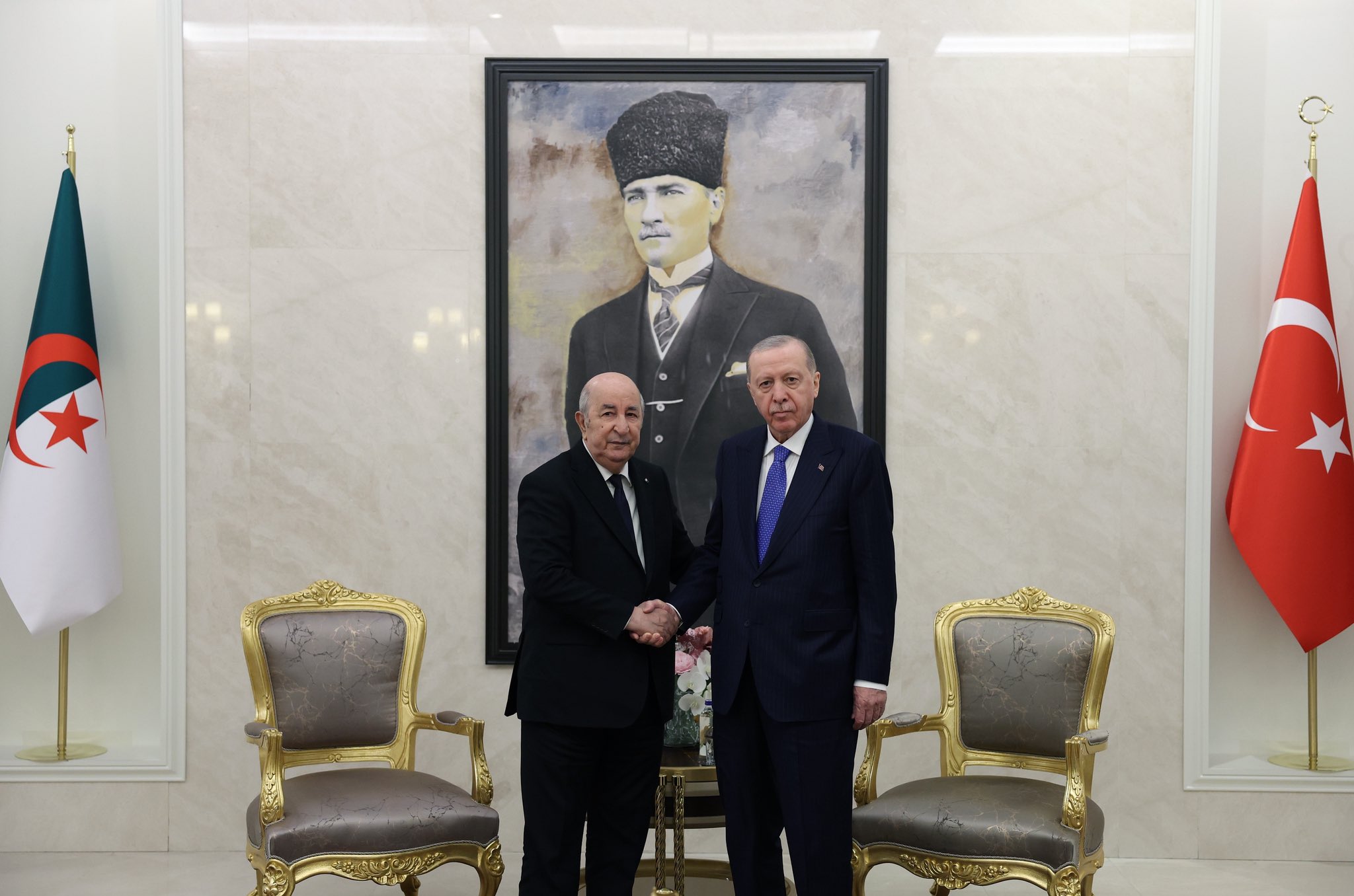 Algerian President Tebbun Türkiye'yi Ziyaret Etti
