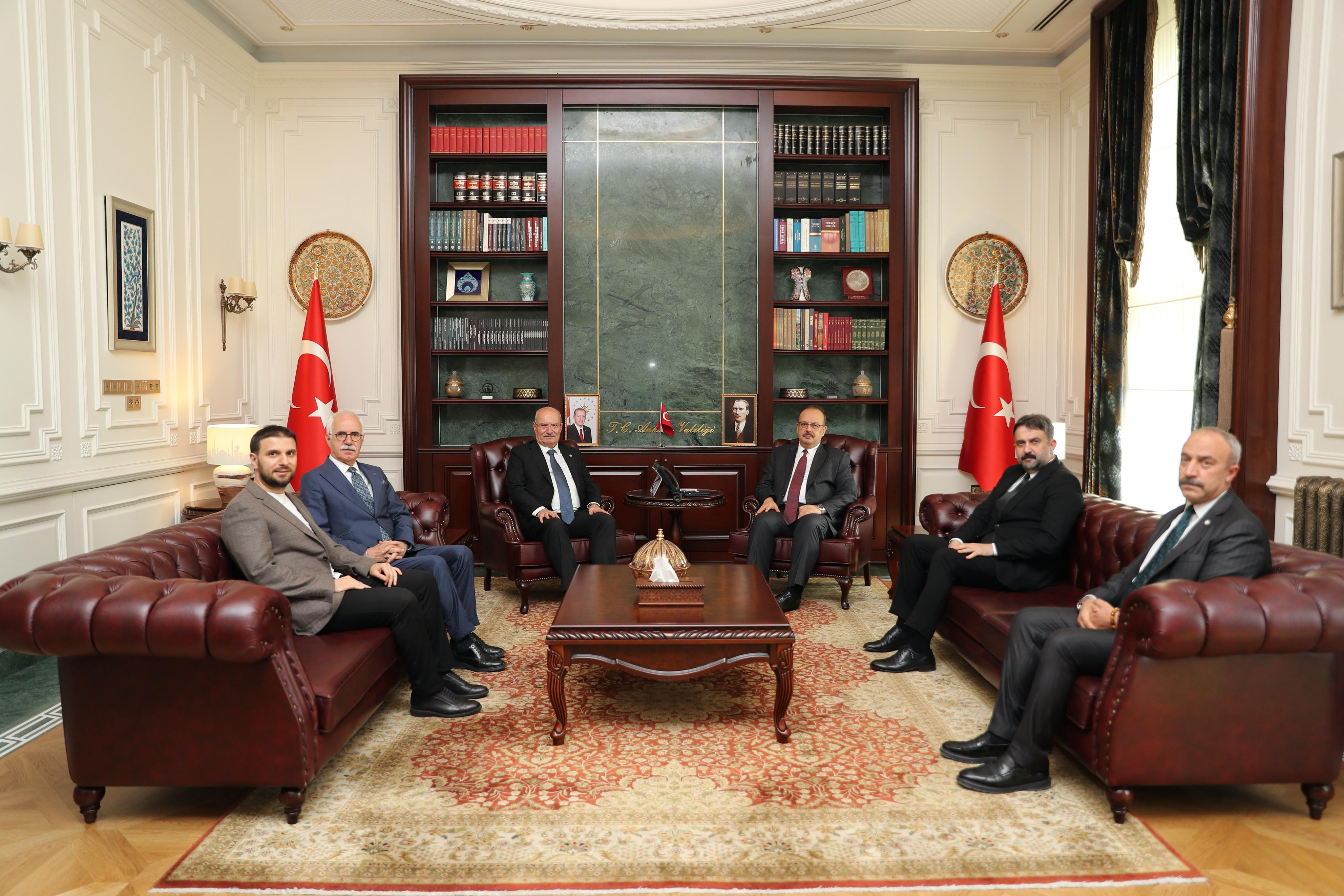 ATO Başkanı Gürsel Baran, Vali Canbolat'ı Ziyaret Etti