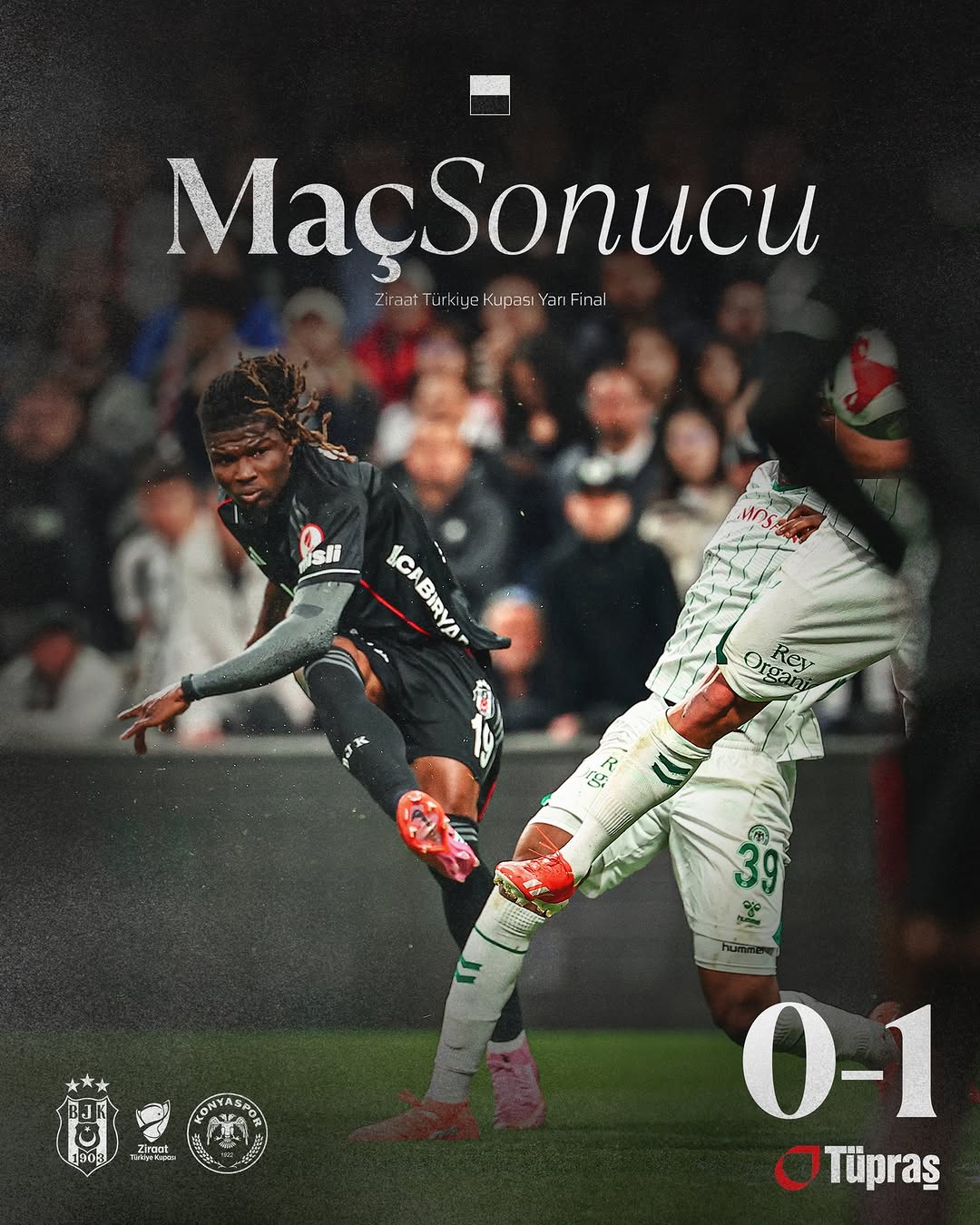 Beşiktaş 0-1 Tümosan Konyaspor Maç Sonucu
