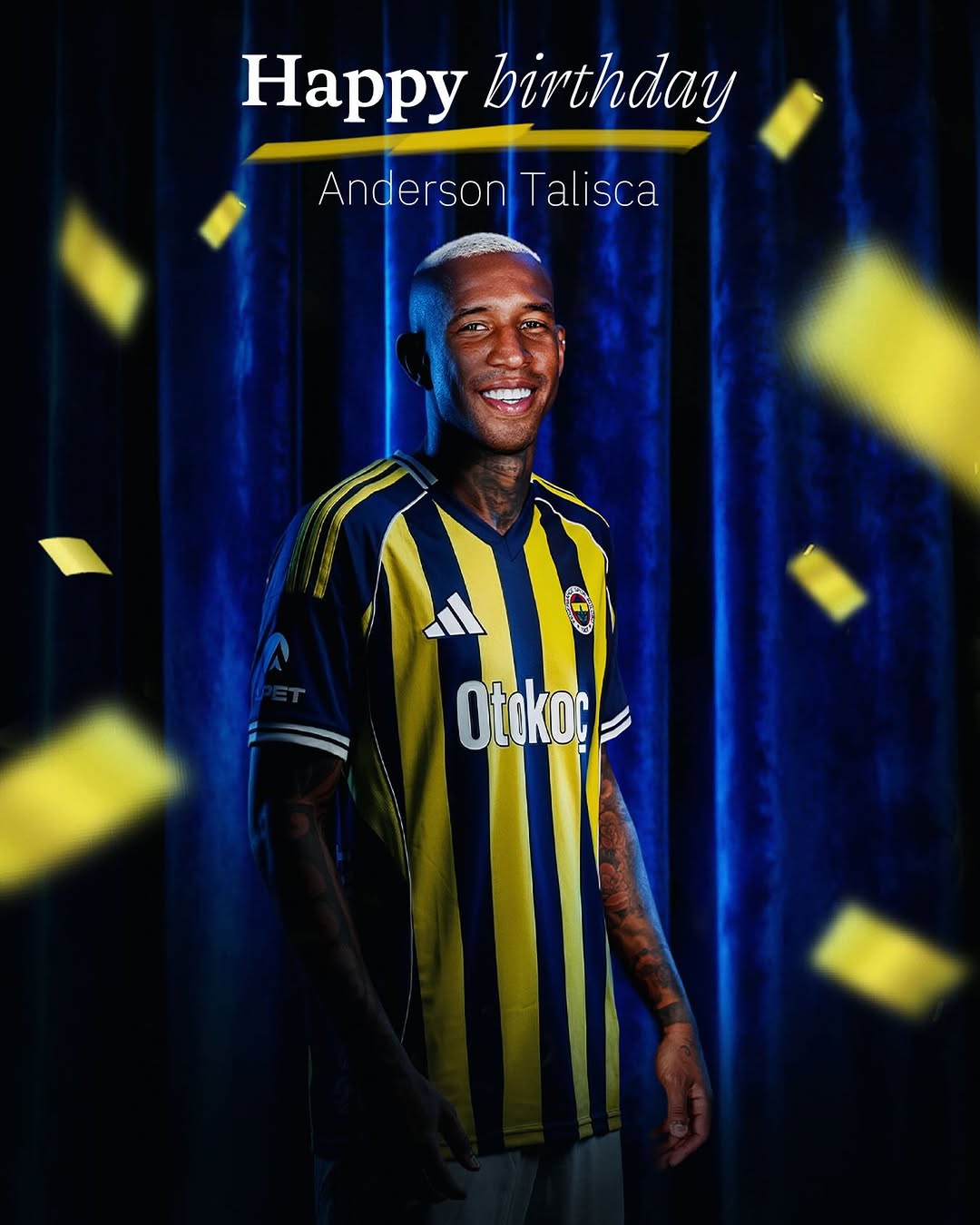 Fenerbahçe'den Anderson Talisca'ya Doğum Günü Kutlaması