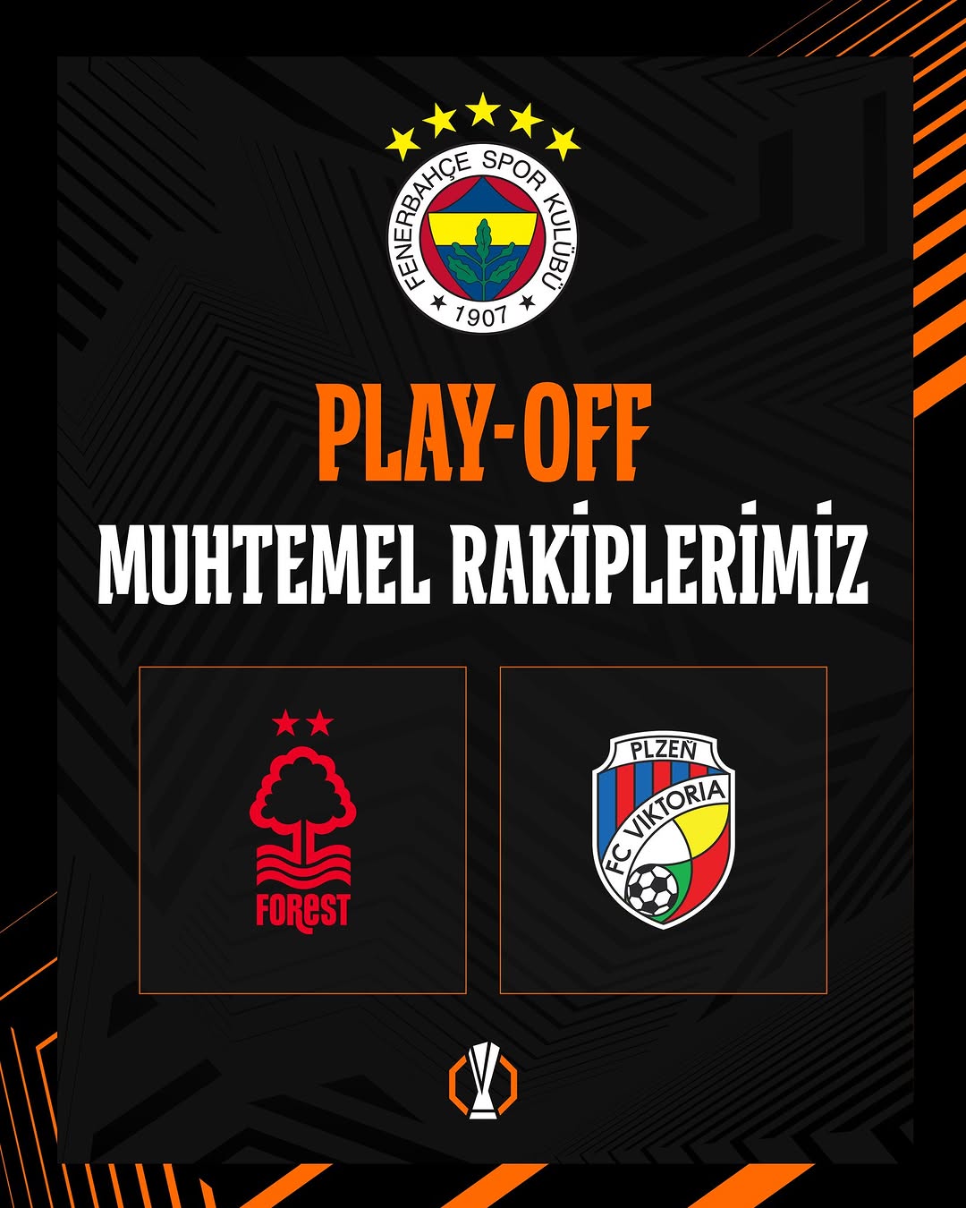 Fenerbahçe'nin UEFA Avrupa Ligi Play-Off Turundaki Muhtemel Rakipleri Belli Oldu