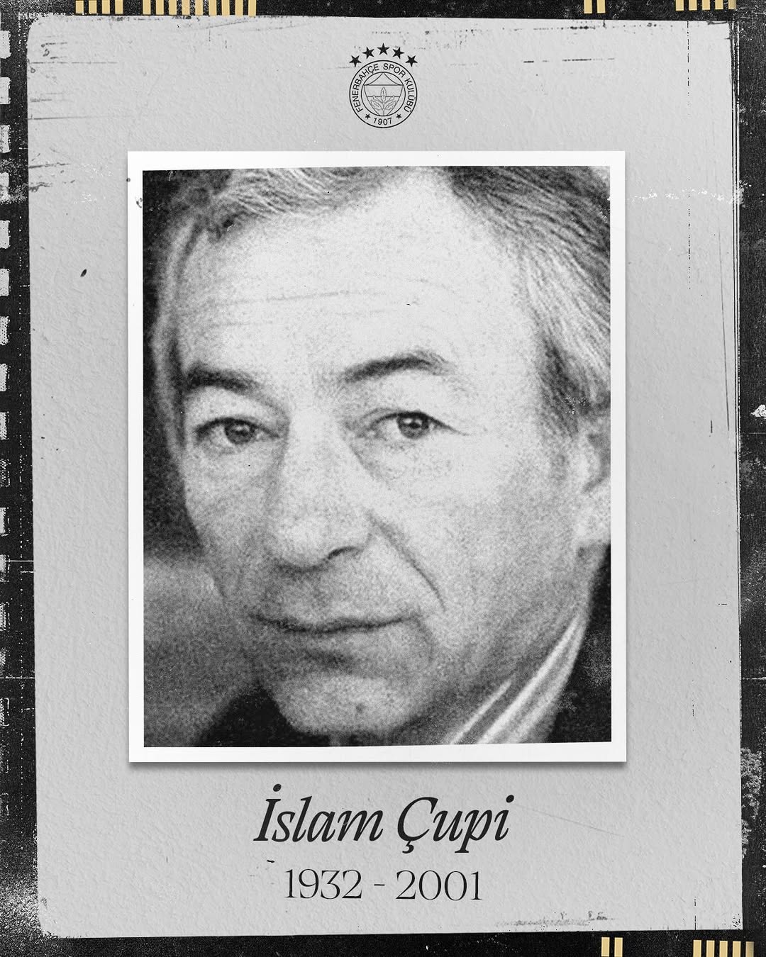 Fenerbahçe Spor Kulübü, İslam Çupi'yi Vefatının 25. Yıl Dönümünde Anıyor
