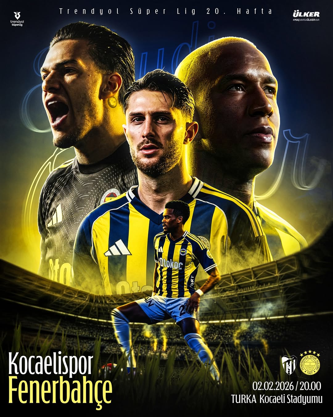 Fenerbahçe Süper Lig'de Kocaelispor ile Karşılaşacak