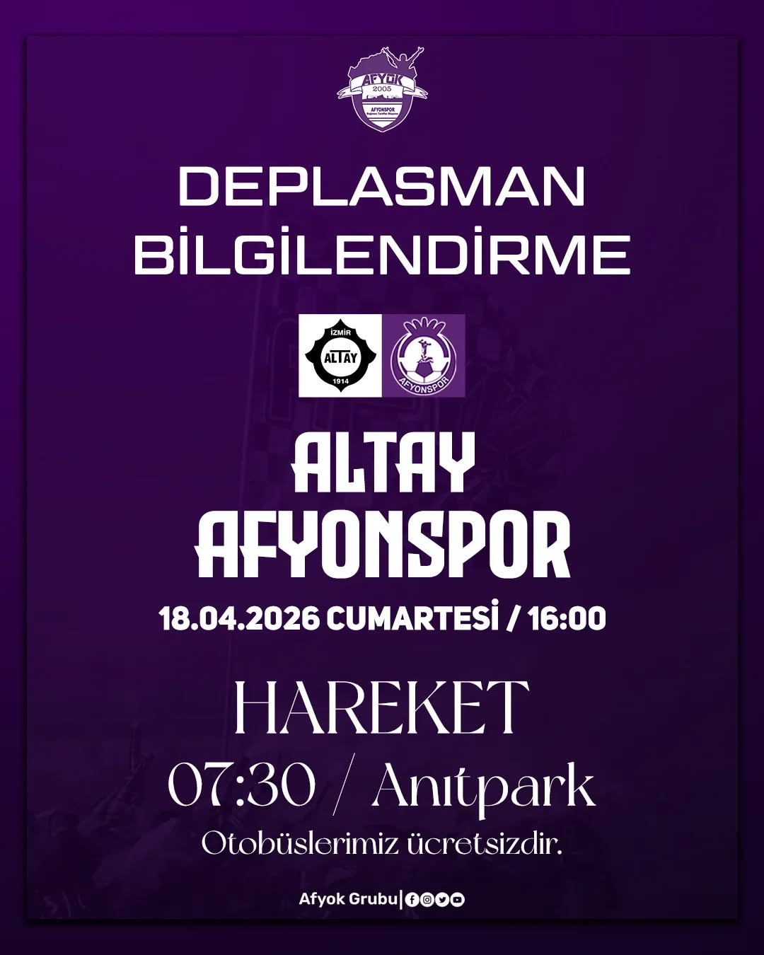 Futbol Takımlarının Deplasman Bilgilendirmeleri Ne Zaman Yayınlanıyor?