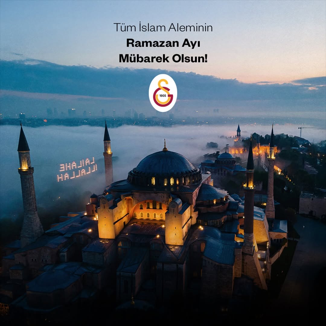 Galatasaray Spor Kulübü'nden Ramazan Ayı Mesajı: Sağlık, Huzur ve Mutluluk Dileriz