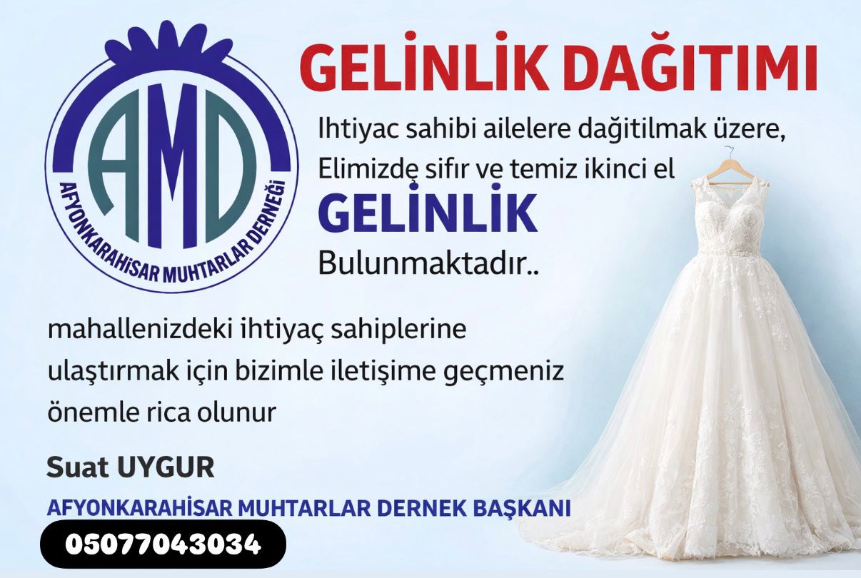 Gelinlikler İhtiyaç Sahiplerini Bekliyor