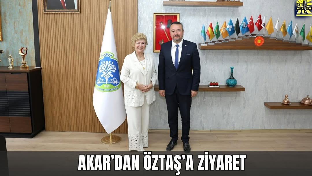 Gün Fm Yönetim Kurulu Başkanı Fadime Akar, Sandıklı Belediye Başkanı Adnan Öztaş'ı Ziyaret Etti