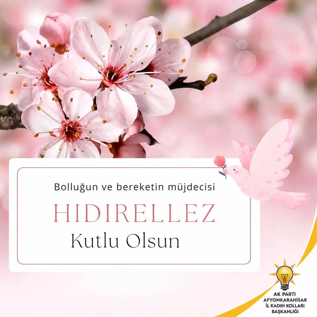 Hıdırellez: Umudun Yeşerdiği Anlamlı Günde AK Parti Afyonkarahisar İl Kadın Kolları'ndan Kutlama