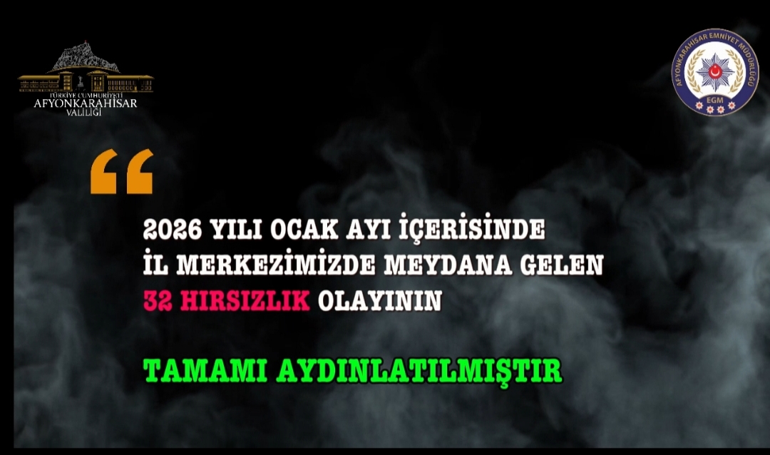 İl Merkezinde 32 Hırsızlık Olayı Aydınlatıldı