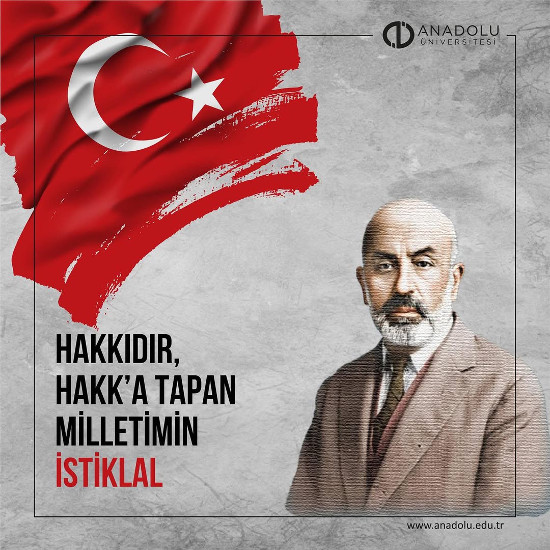 İstiklal Şairimiz Mehmet Akif Ersoy'u Ölüm Yıl Dönümünde Anıyoruz