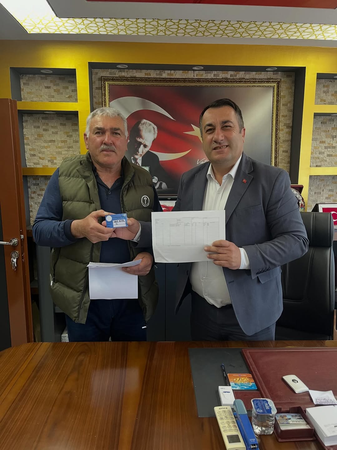 Kayıhan Sulama Göleti İlk Abonesi Veli Koç Oldu