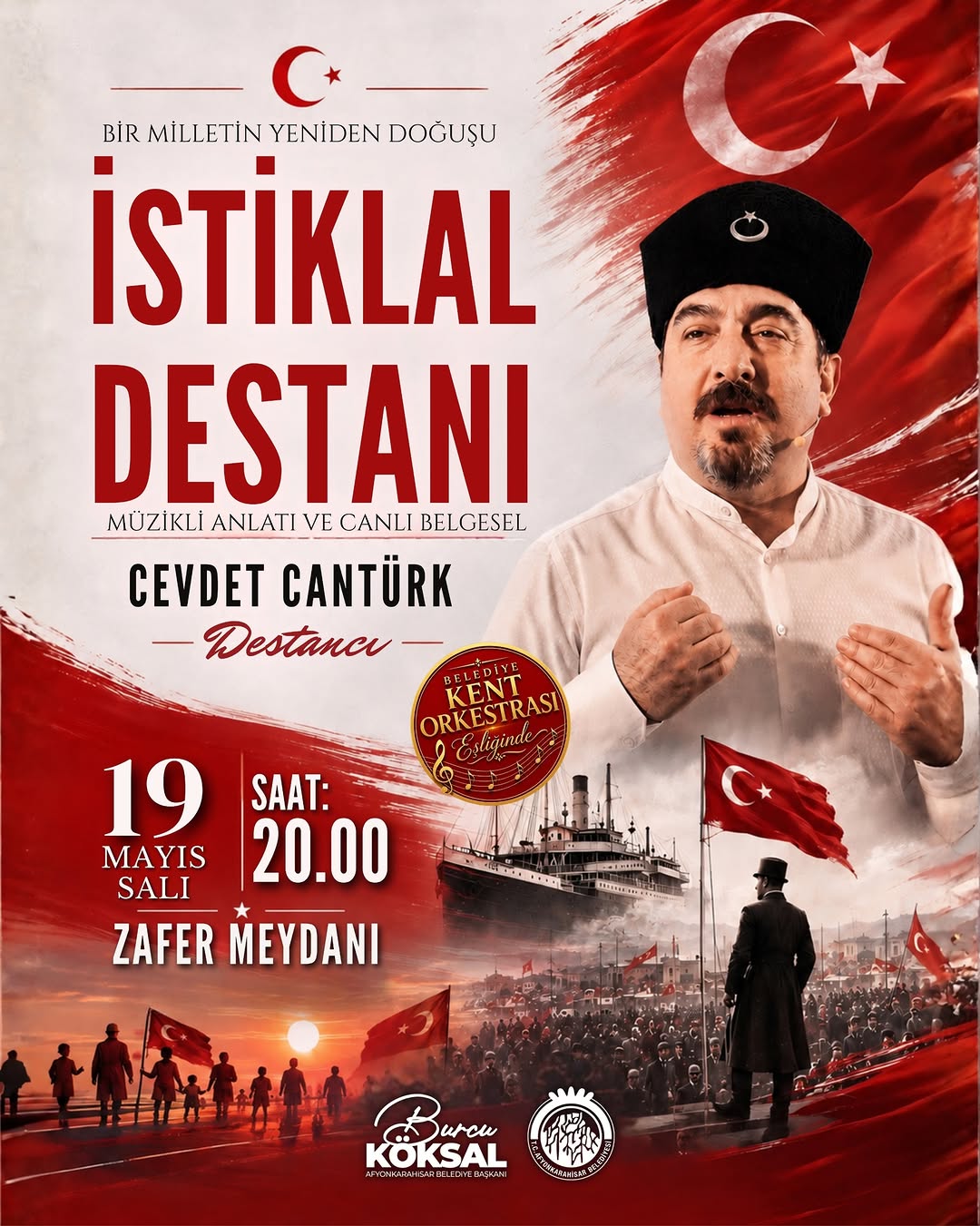 T.C. Afyonkarahisar Belediyesi'nden 19 Mayıs Coşkusu: Zafer Meydanı'nda Kutlama!