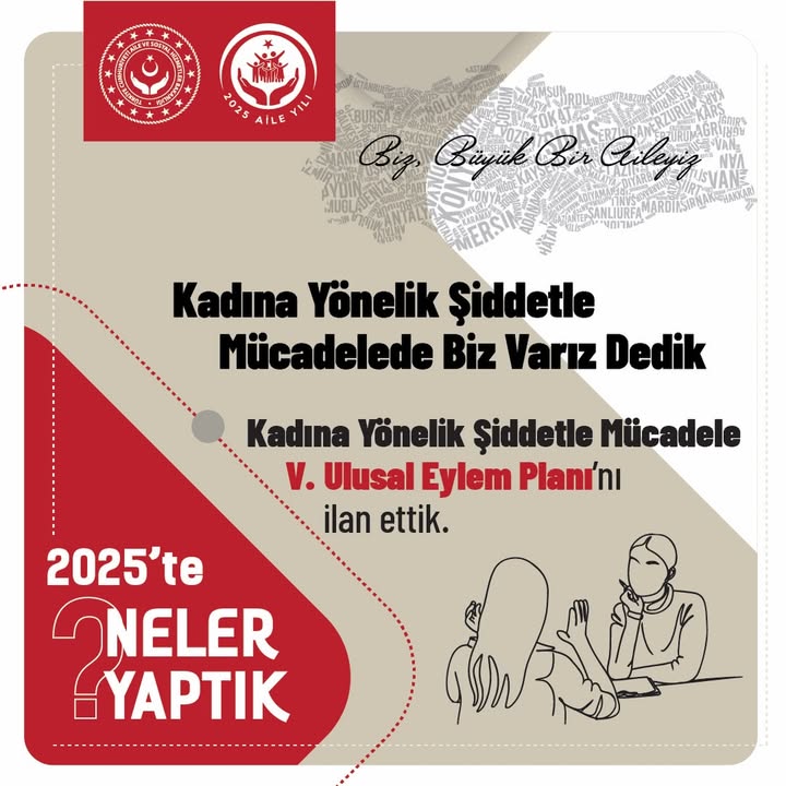 T.C. Aile ve Sosyal Hizmetler Bakanlığı Kadına Yönelik Şiddete Karşı Ulusal Eylem Planı'nı Açıkladı