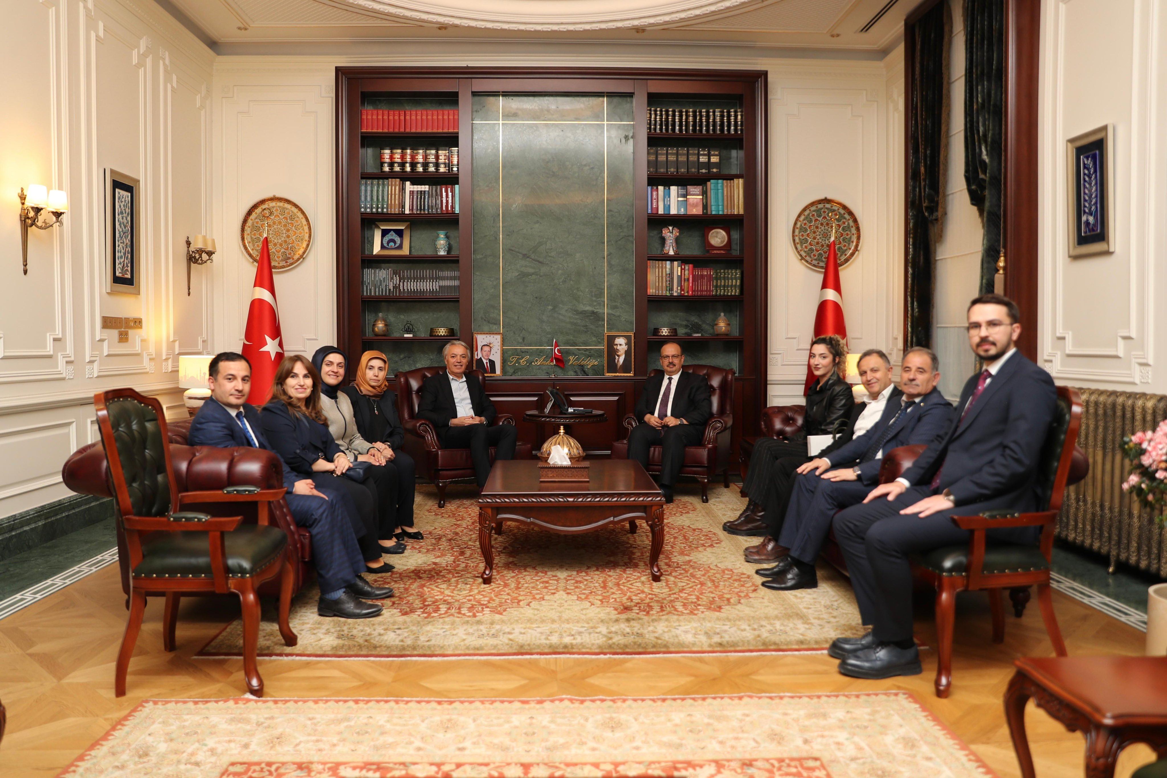 Vali Canbolat, Alacalılar Derneği Heyetini Kabul Etti