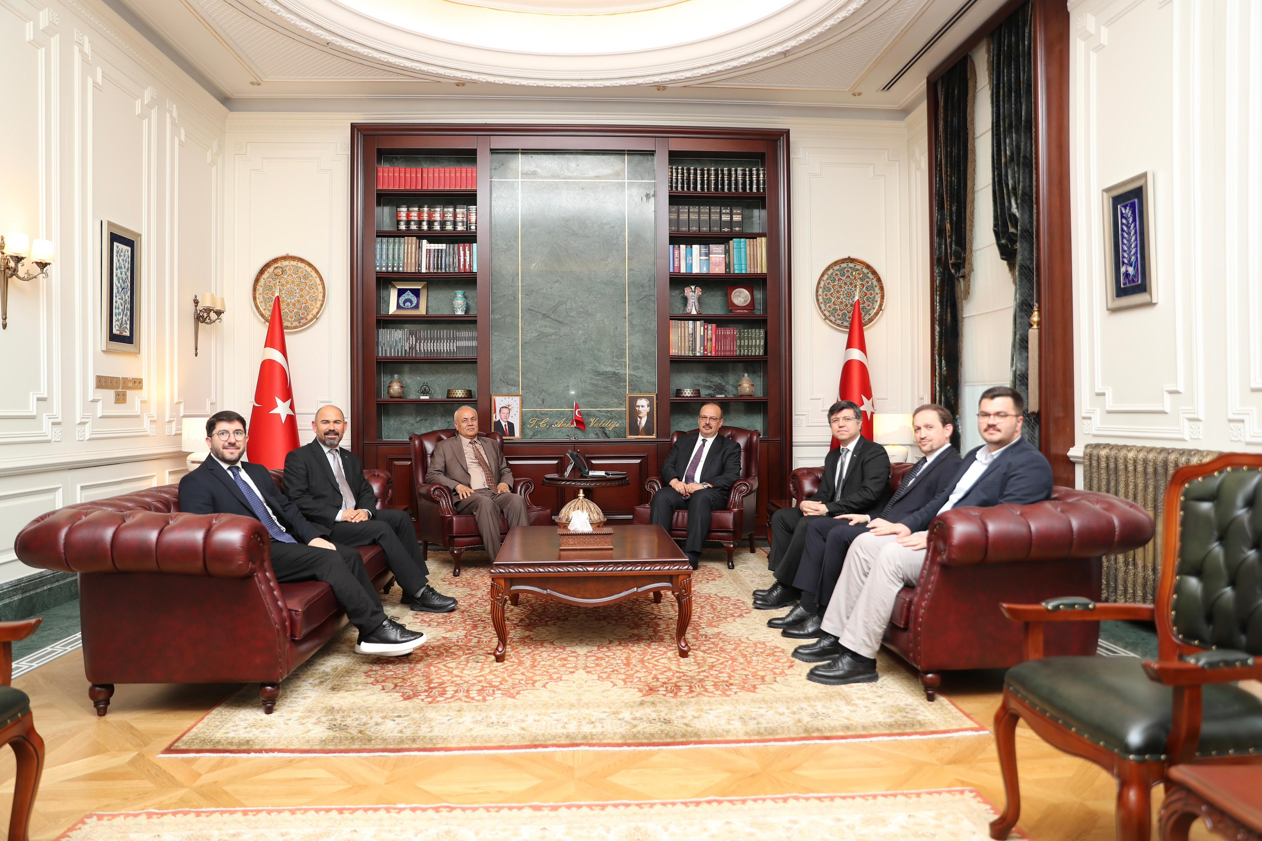 Vali Canbolat, Politicians Foundation Delegasyonunu Ağırladı
